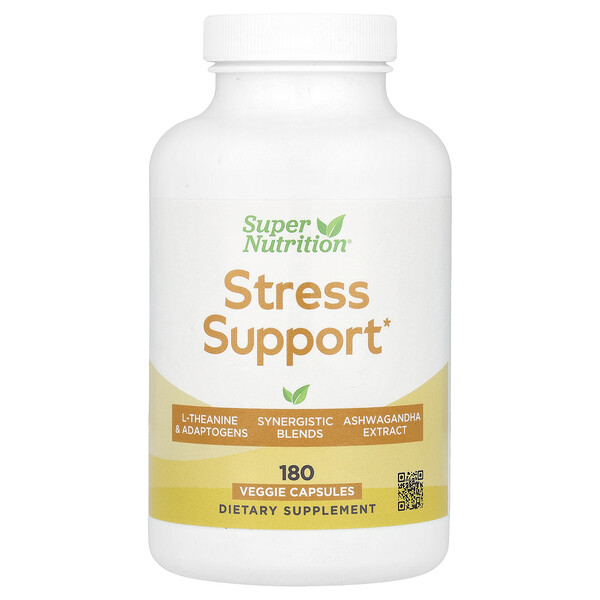 Stress Support, 180 Veggie Capsules (Капсулы на растительной основе) Super Nutrition