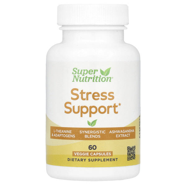 Stress Support, 60 Veggie Capsules (Капсулы на растительной основе) Super Nutrition