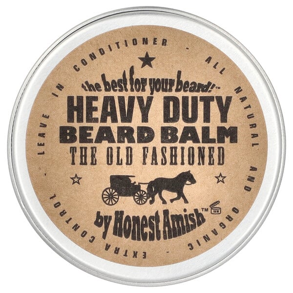 Heavy Duty Beard Balm, 2 oz (60 ml) Honest Amish