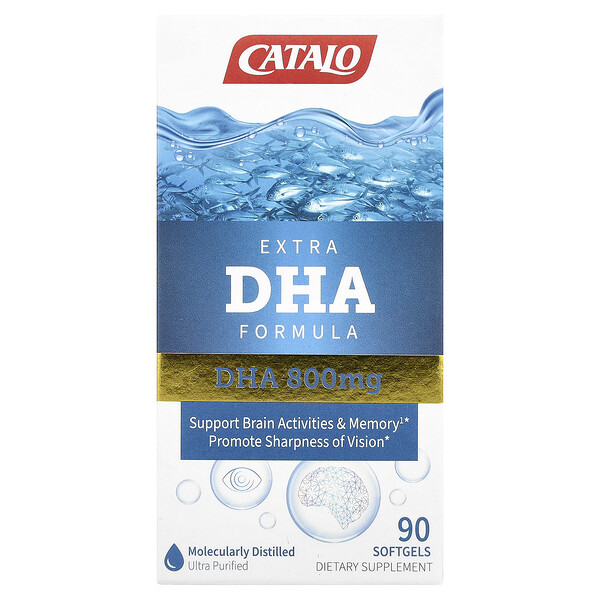 Extra DHA Formula, 90 Softgels (Мягкие капсулы) CATALO