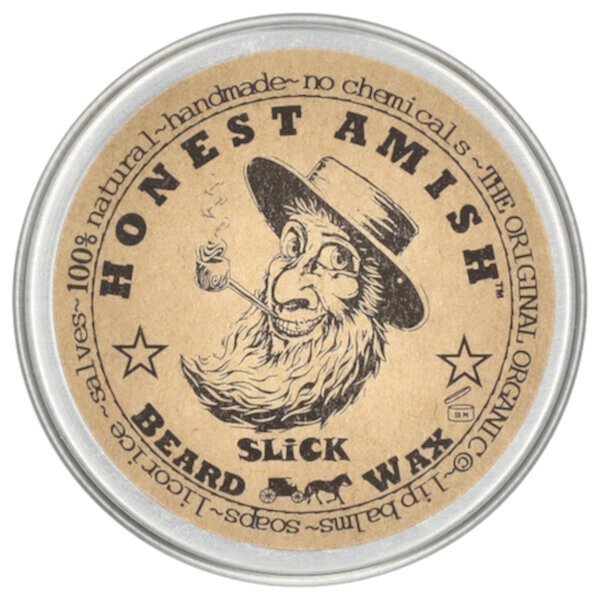 Slick Beard Wax, 2 oz (60 ml) Honest Amish