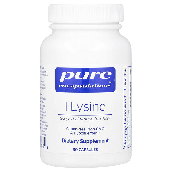 L-Lysine, 90 Capsules (Капсулы) Pure Encapsulations