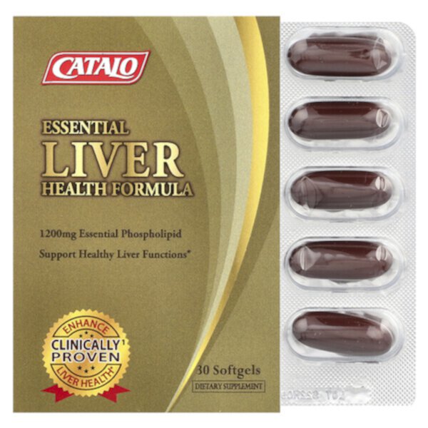 Essential Liver Health Formula, 30 Softgels (Мягкие капсулы) CATALO