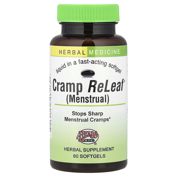 Cramp ReLeaf® (Menstrual), 60 Softgels (Мягкие капсулы) Herbs Etc.