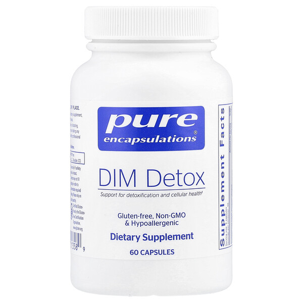 DIM Detox, 60 Capsules (Капсулы) Pure Encapsulations