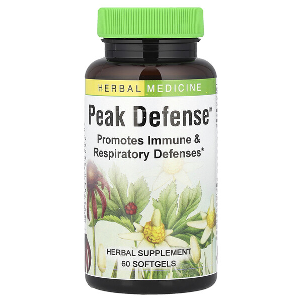 Peak Defense™, 60 Softgels (Мягкие капсулы) Herbs Etc.