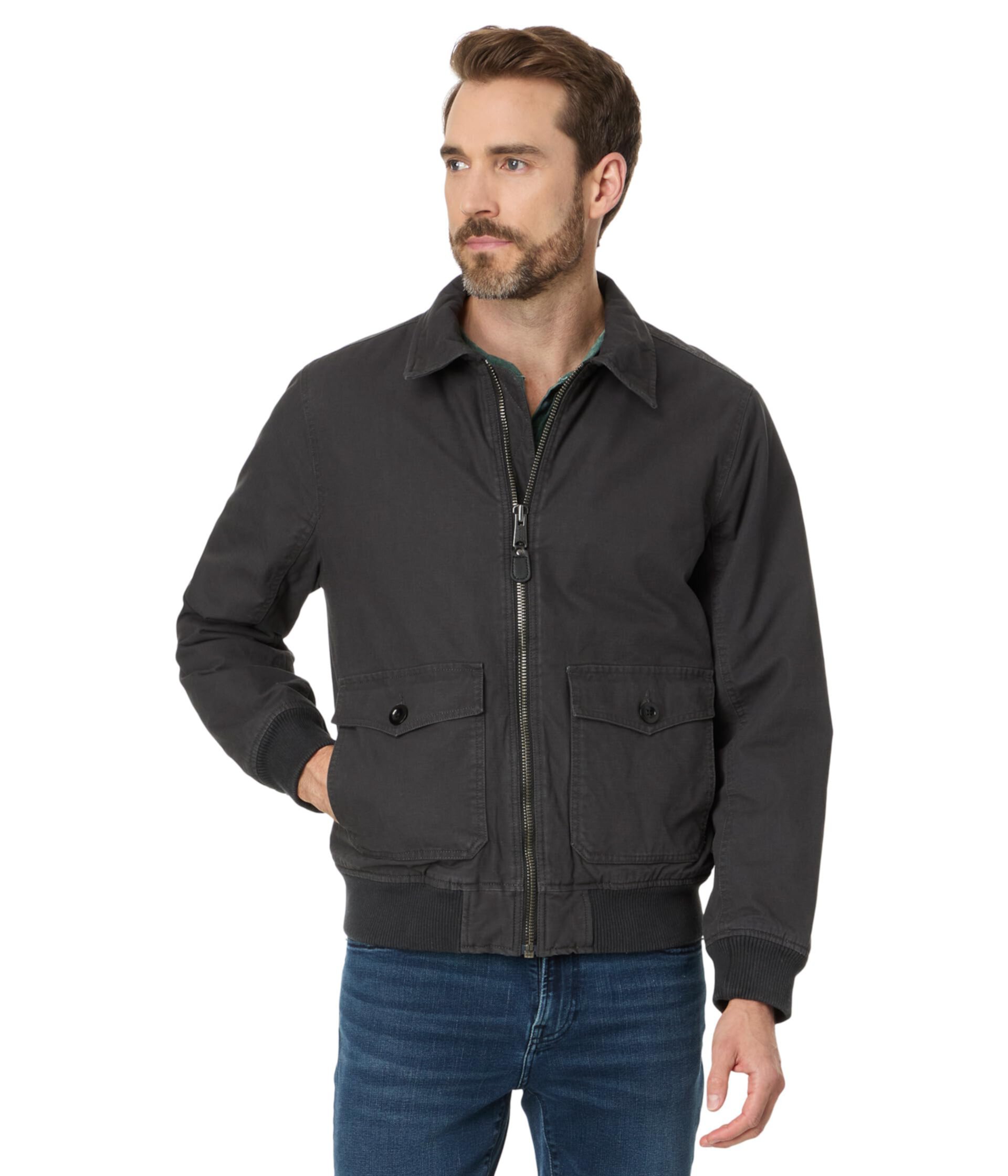 Мужская Повседневная куртка Lucky Brand Cotton Flight Jacket Lucky Brand