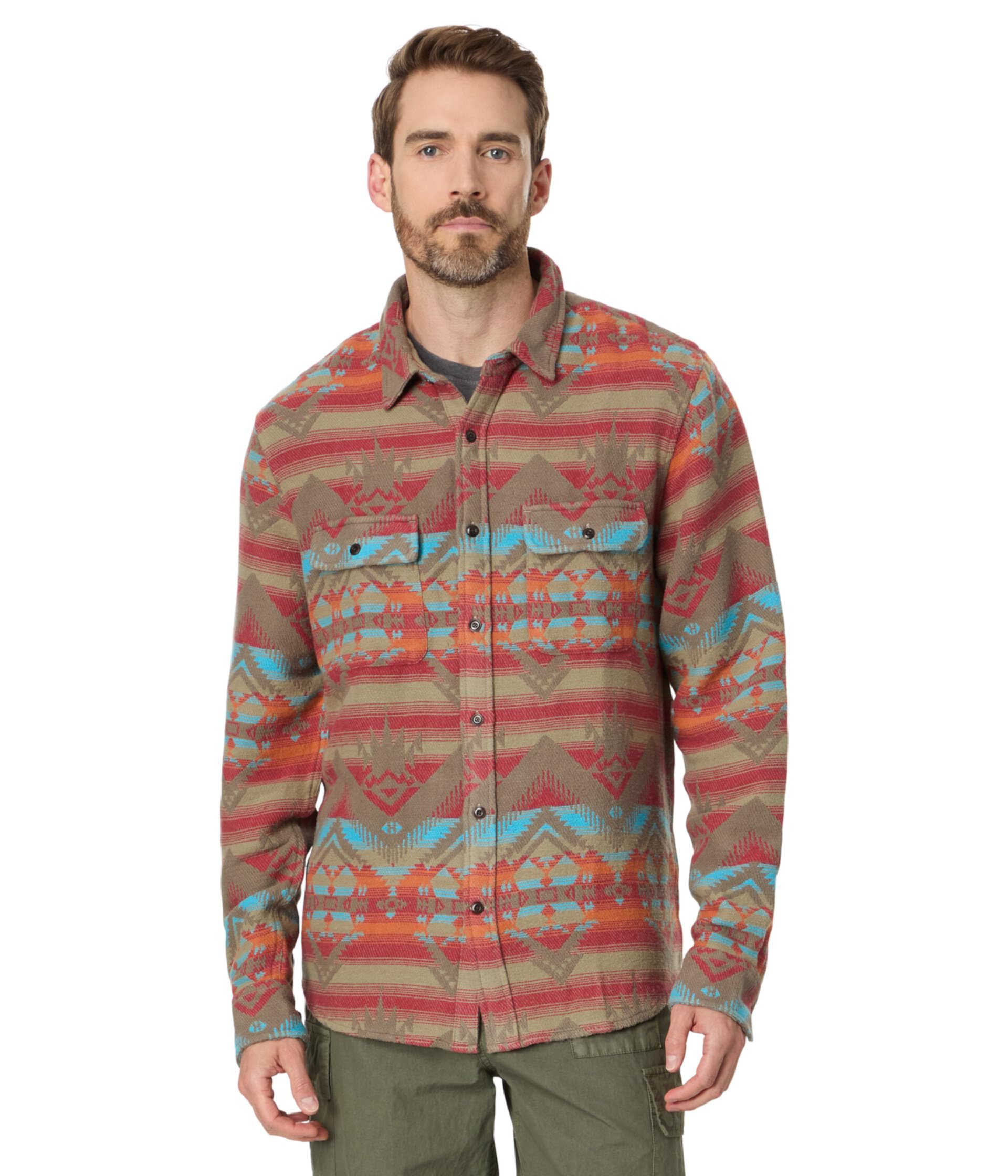 Мужская Повседневная рубашка Lucky Brand Jacquard Humboldt Lucky Brand