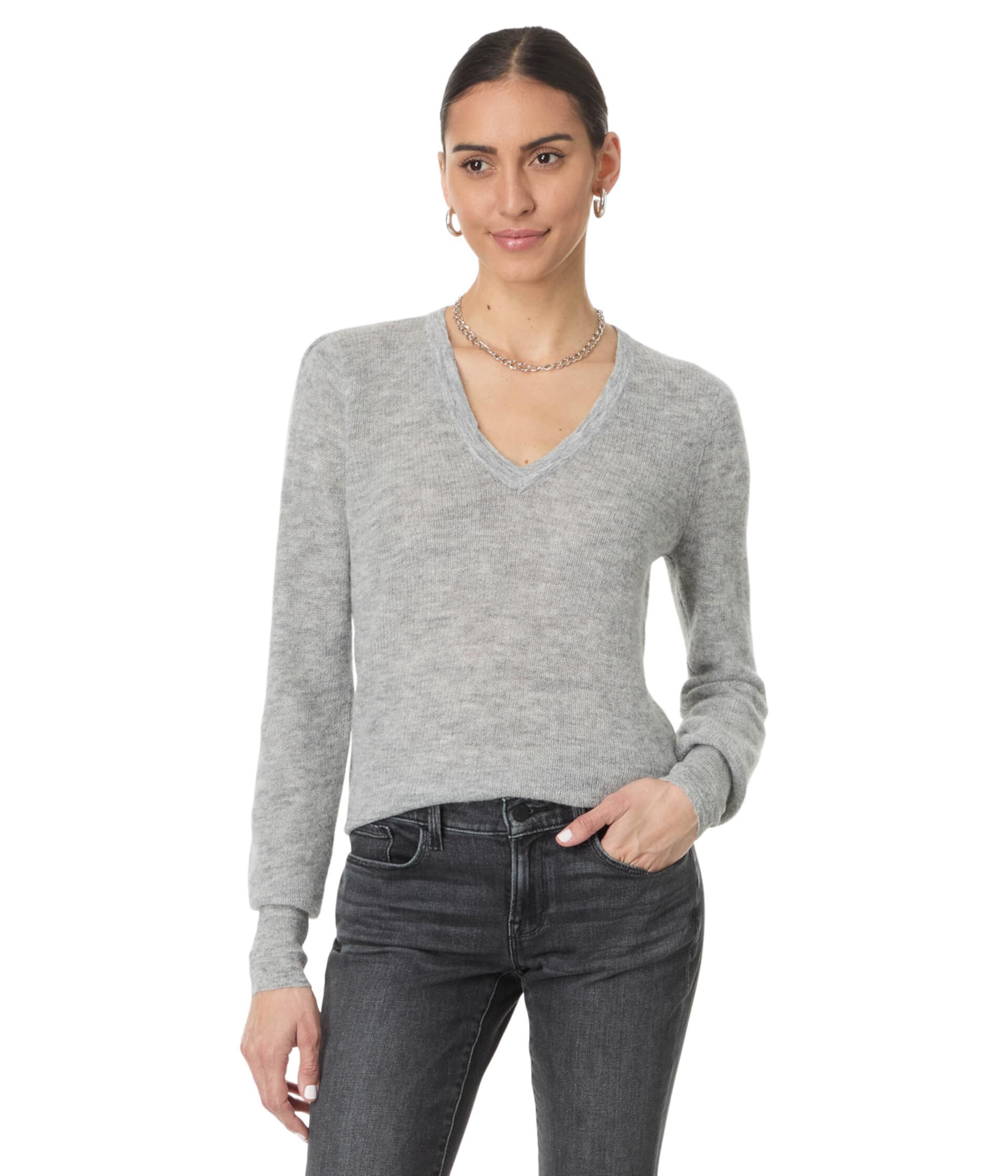 Женский Свитер Madewell Ashland Lightweight Alpaca V-Neck Madewell