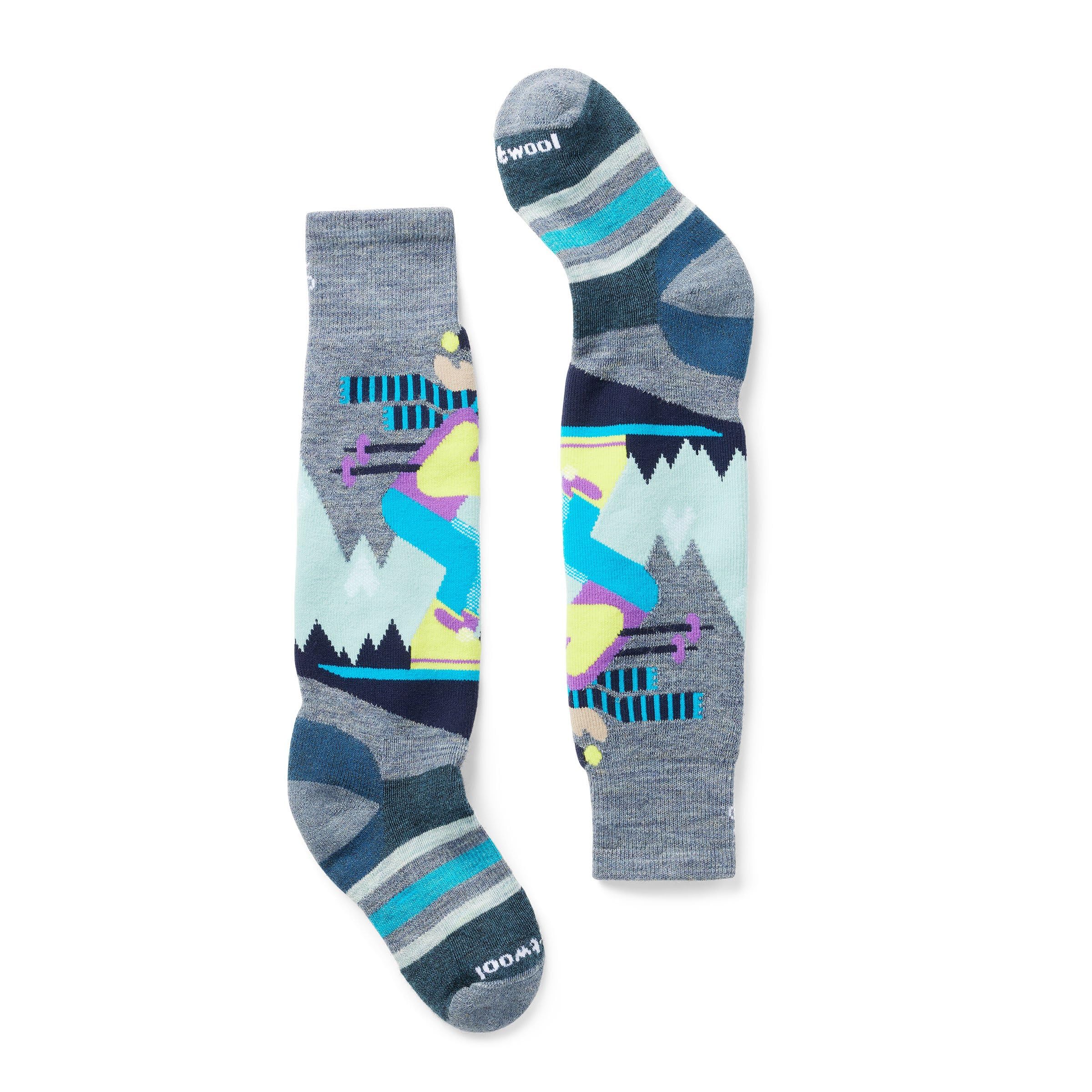 Носки Smartwool Kids с полным ворсом и узором лоси для детей Smartwool Kids