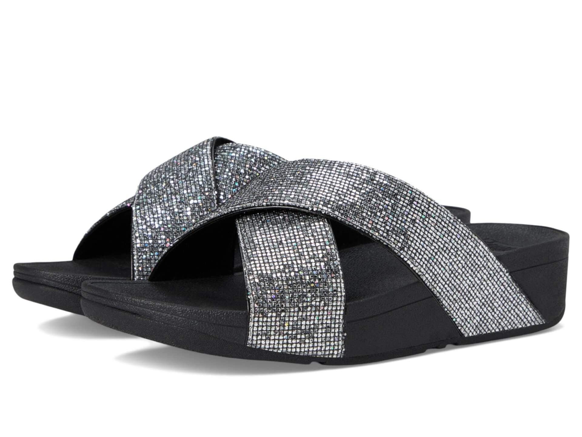 Женские Сандалии на плоской подошве FitFlop Lulu Glitterball Cross FitFlop