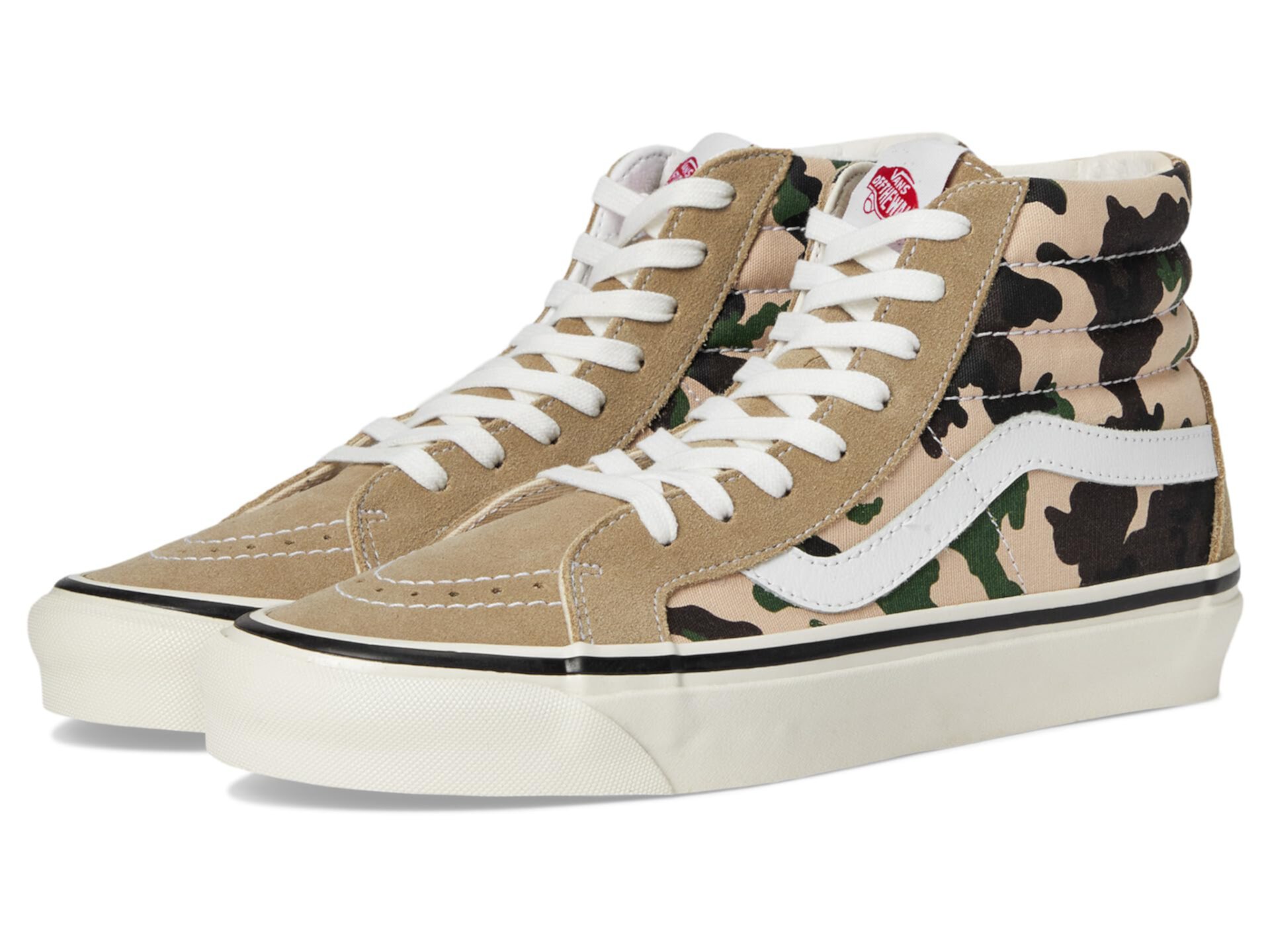 Кроссовки SK8-Hi 38 DX (Anaheim Factory) с текстильным верхом и рифленой подошвой Vans