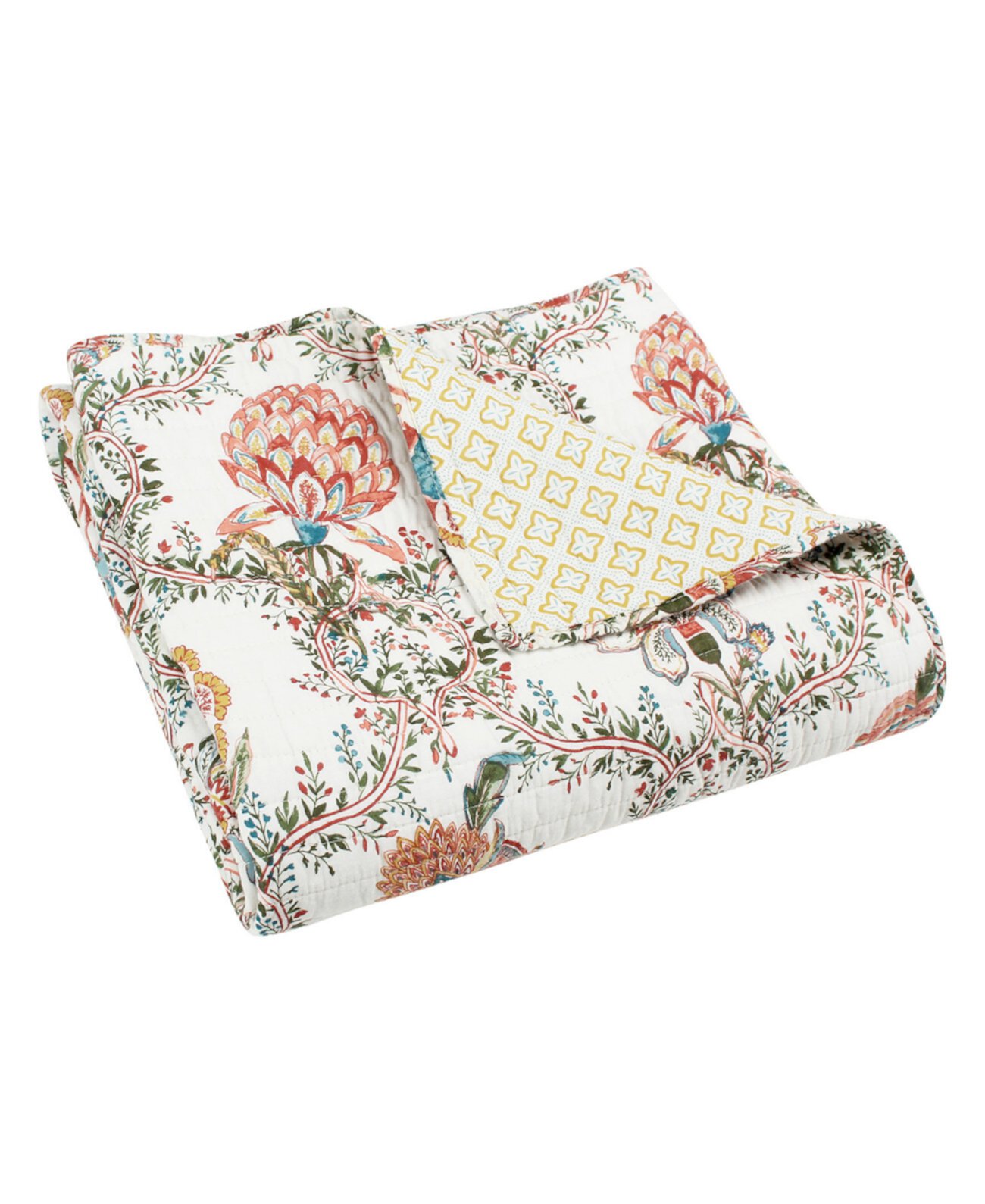 Inaya Reversible Quilted Throw, 50" x 60" Levtex