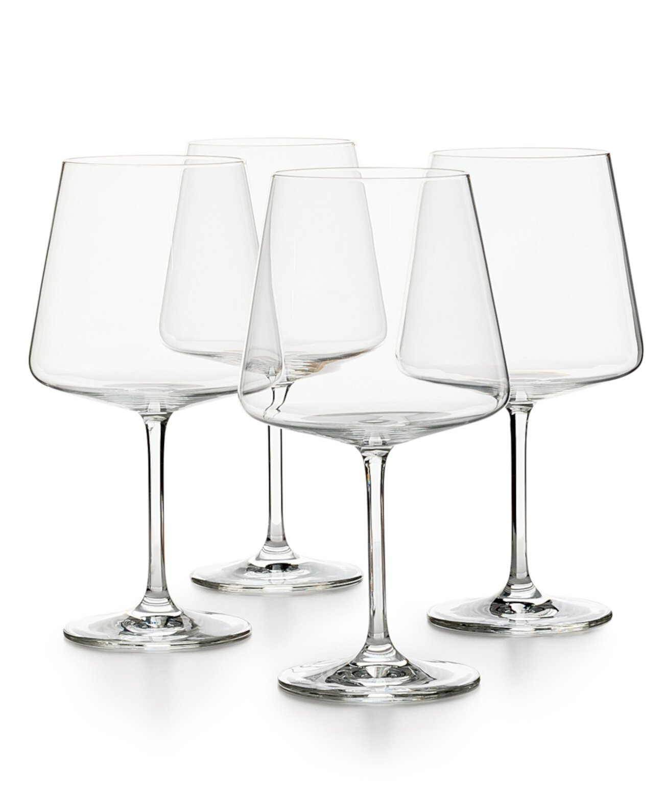 Flur Collection Burgundy Wine Glasses, Set of 4, Created for Macy's The Cellar