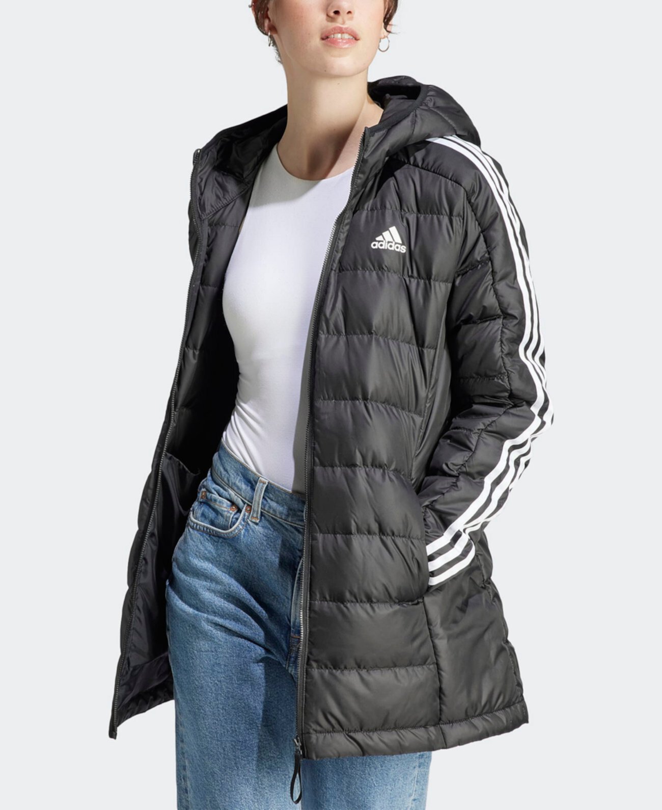 Женская Ветровка Adidas Essentials 3-Stripes Light Down Adidas