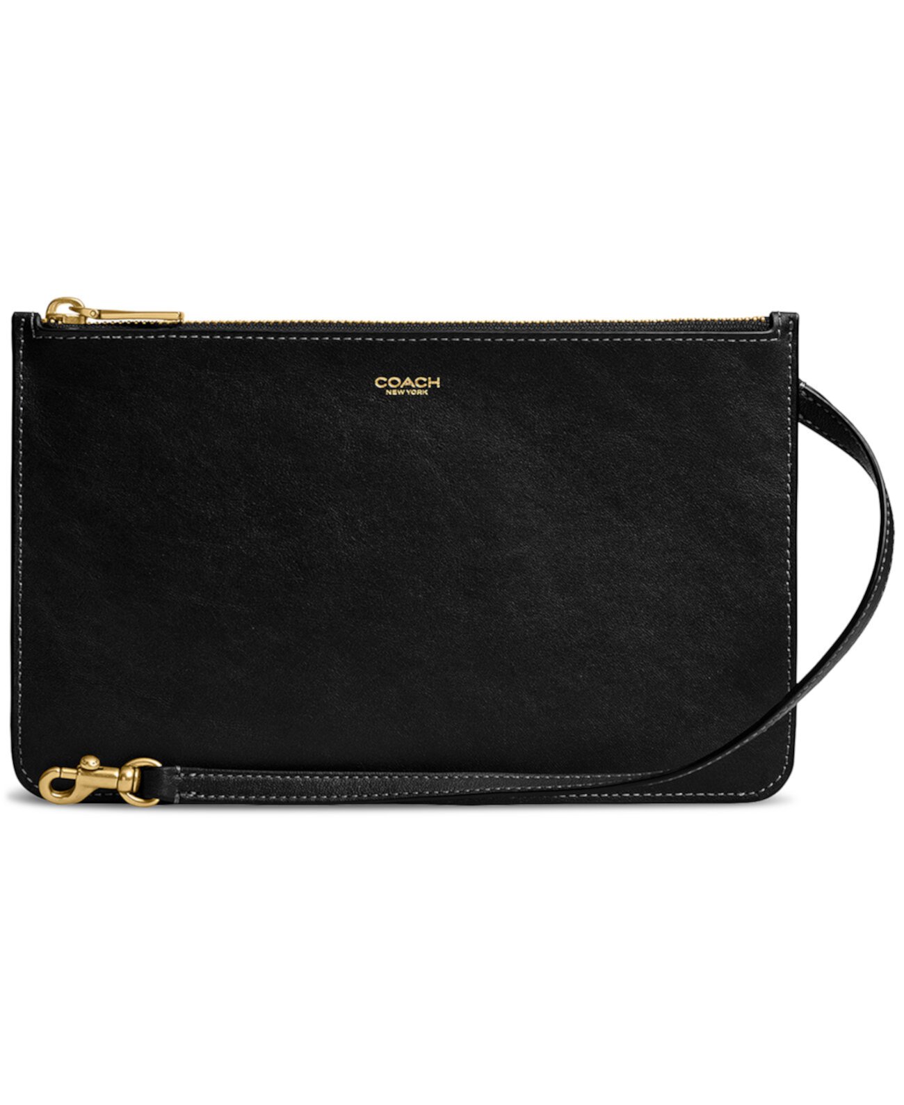 Кошелек COACH Natural Grain Leather Small Zip Pouch COACH