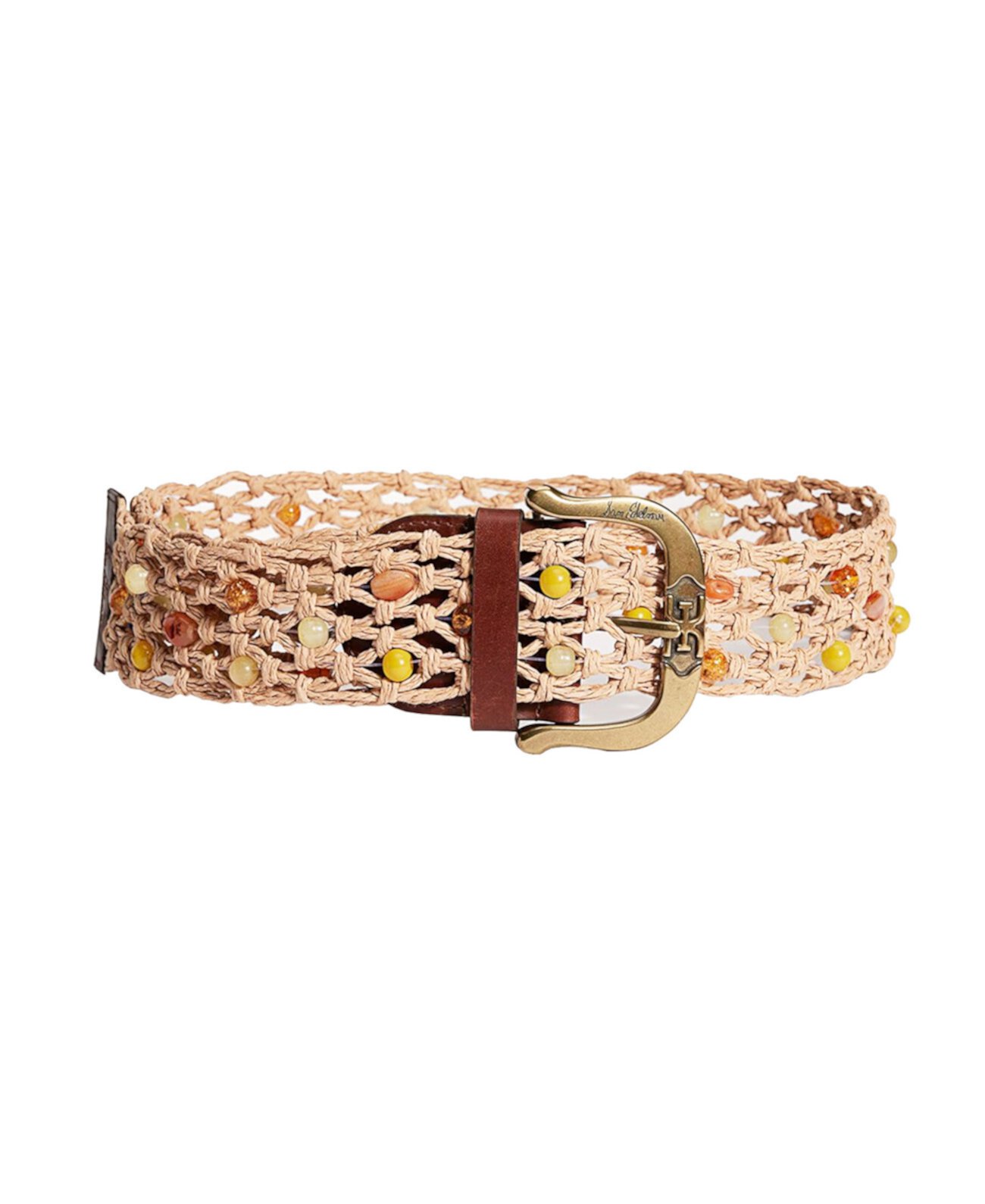 Women's Wide Beaded Macrame Belt Sam Edelman