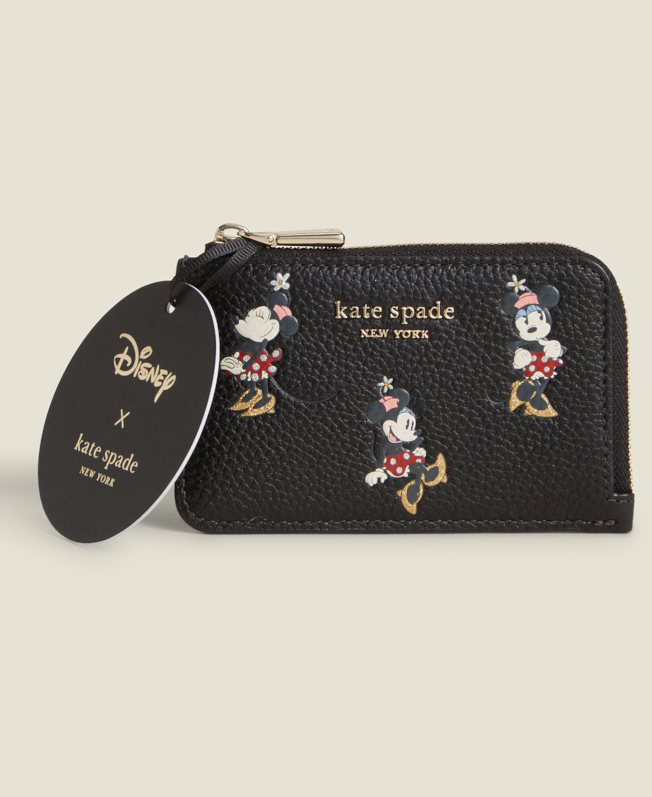 Бумажник Kate Spade New York Disney | Macy's Минни Маус с застежкой на молнии Kate Spade New York