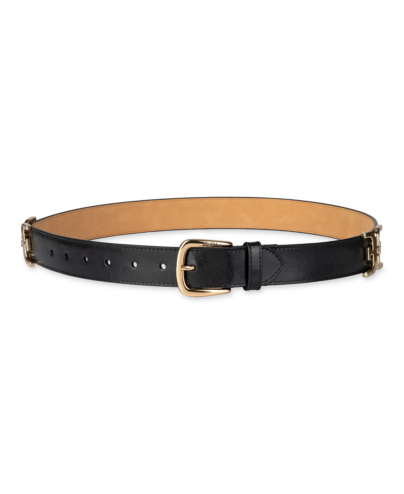 Women's Double-E Hip Links Leather Belt Sam Edelman