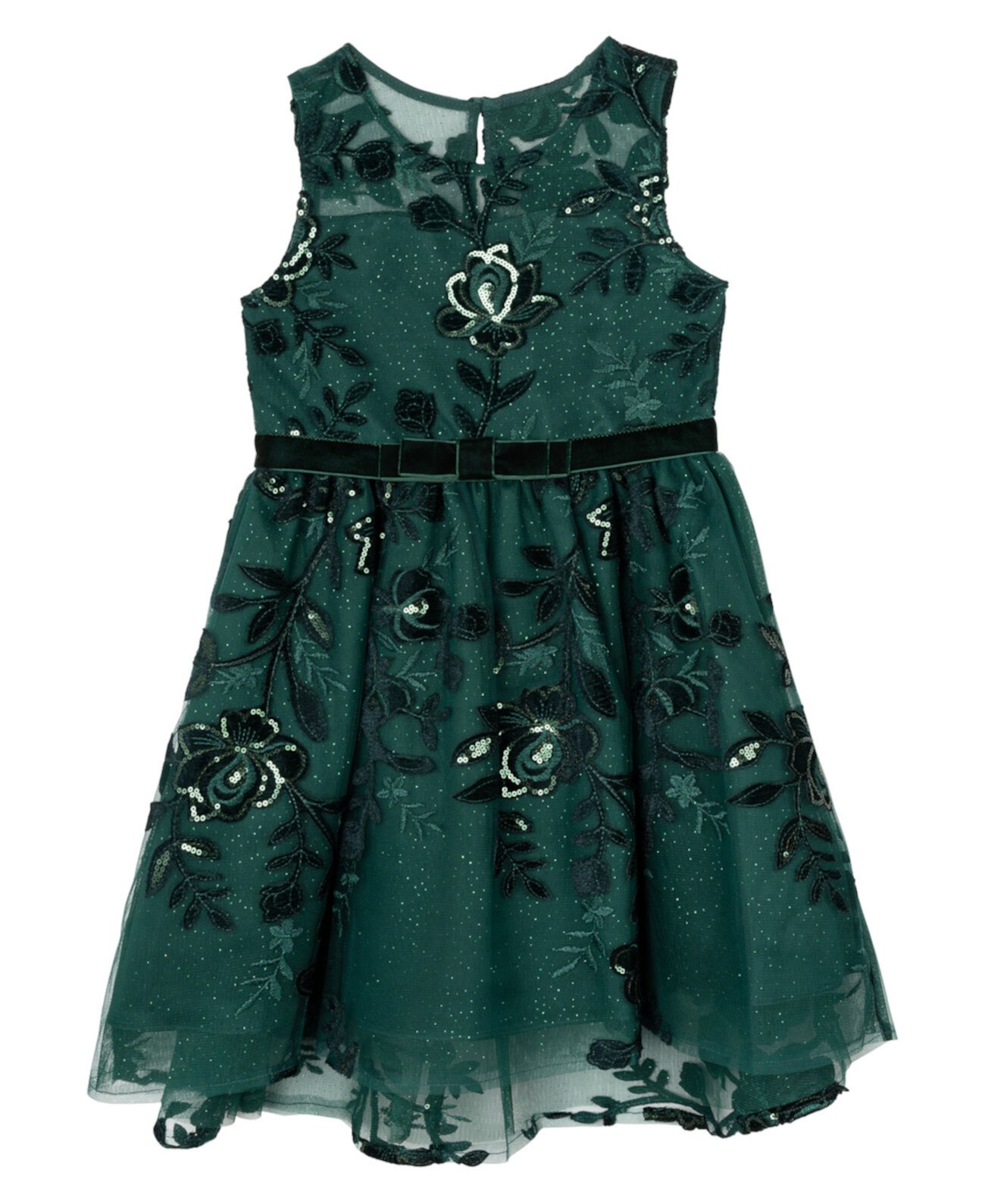 Детский Сарафан Rare Editions Little Girls Burnout Velvet Dress Rare Editions