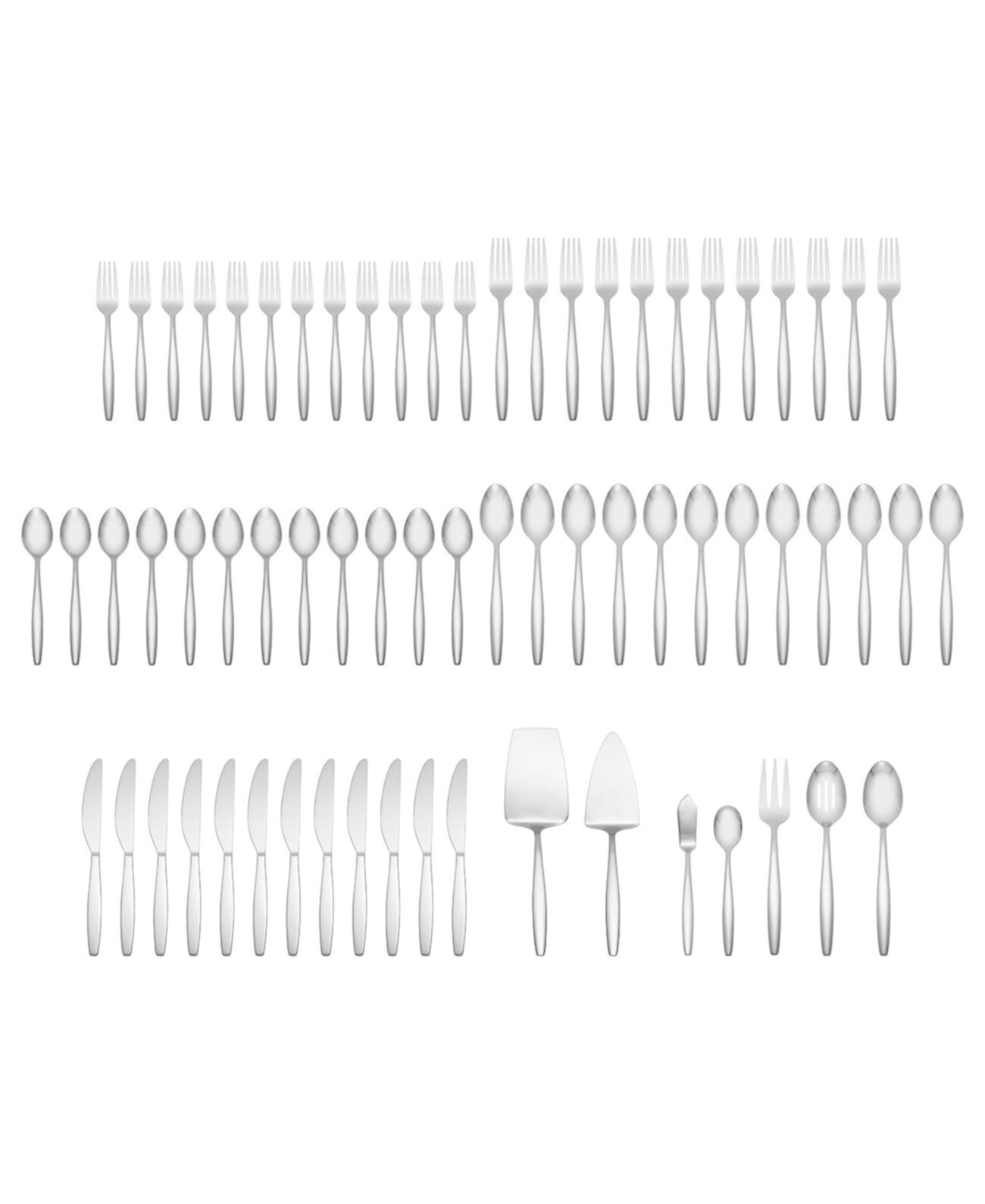 Stainless Steel Holton Mirror 67-Piece Flatware Set, Service for 12 CAMBRIDGE SILVERSMITHS