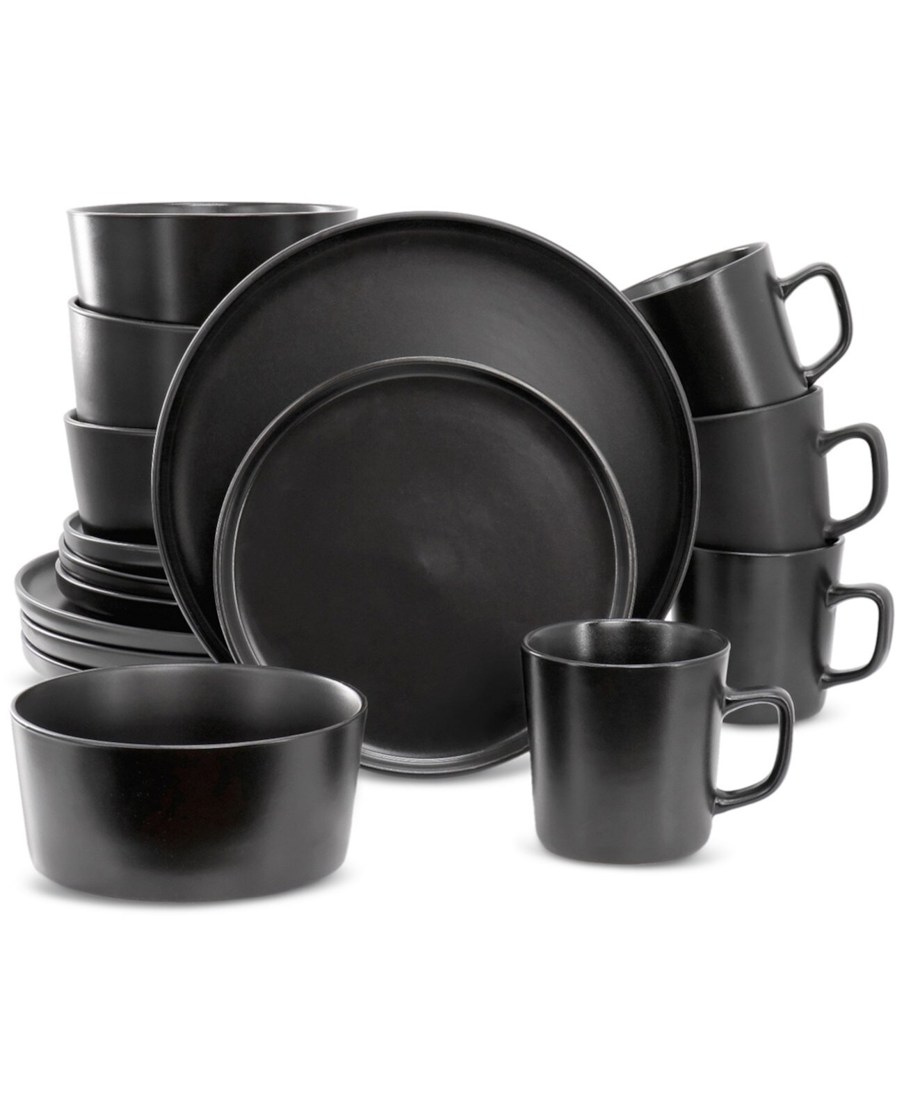 Luxmatte 16 Pc. Dinnerware Set, Service for 4 Elama