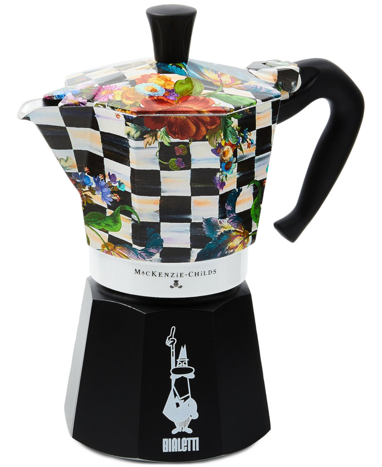 Courtly Flower Market 6-Cup Bialetti Moka Coffee Pot MacKenzie-Childs