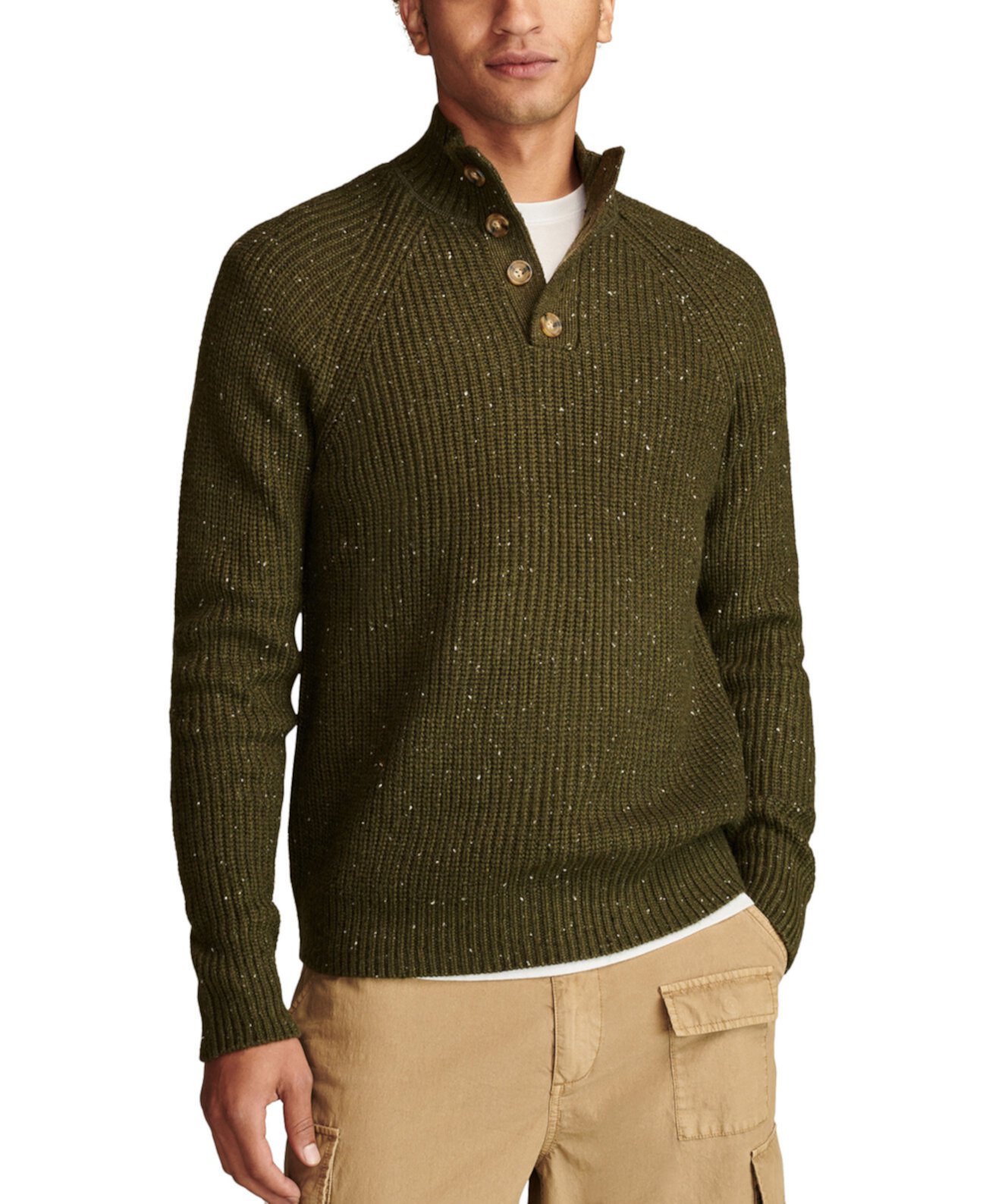 Men's 1/4 Mock Neck Sweater Lucky Brand