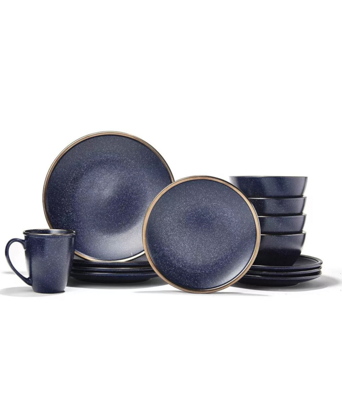 Varda 16-Piece Dinnerware Set, Service for 4 American Atelier