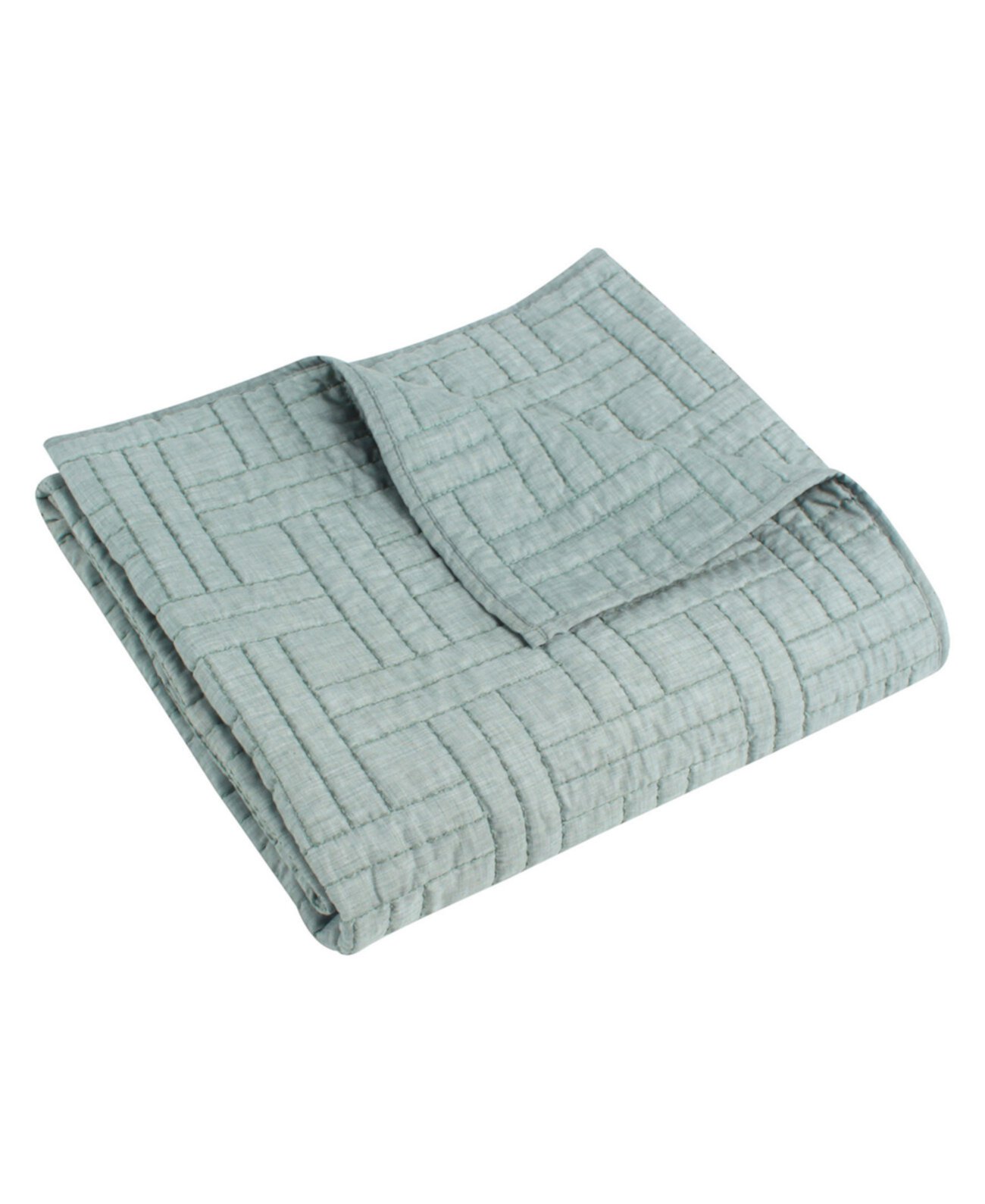 Melange Stitch Stitching Quilted Throw, 50" x 60" Levtex