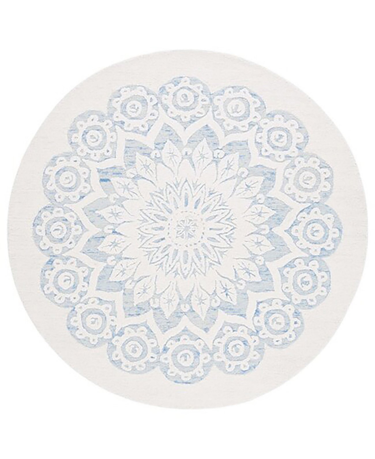 Blossom I BLM108M 6'x6' Round Area Rug Safavieh