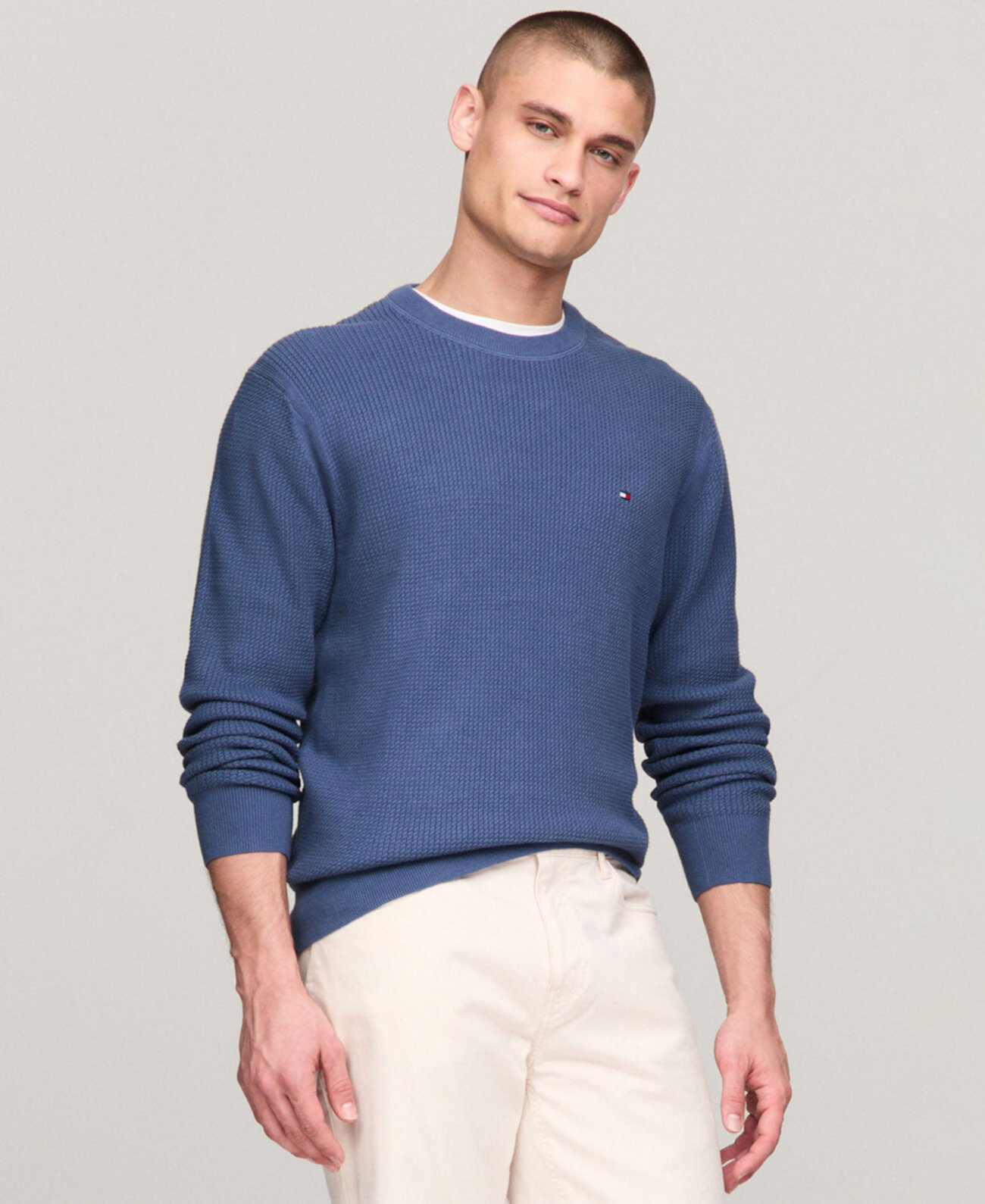 Мужской Свитер Tommy Hilfiger Textured Knit Stripe Tommy Hilfiger