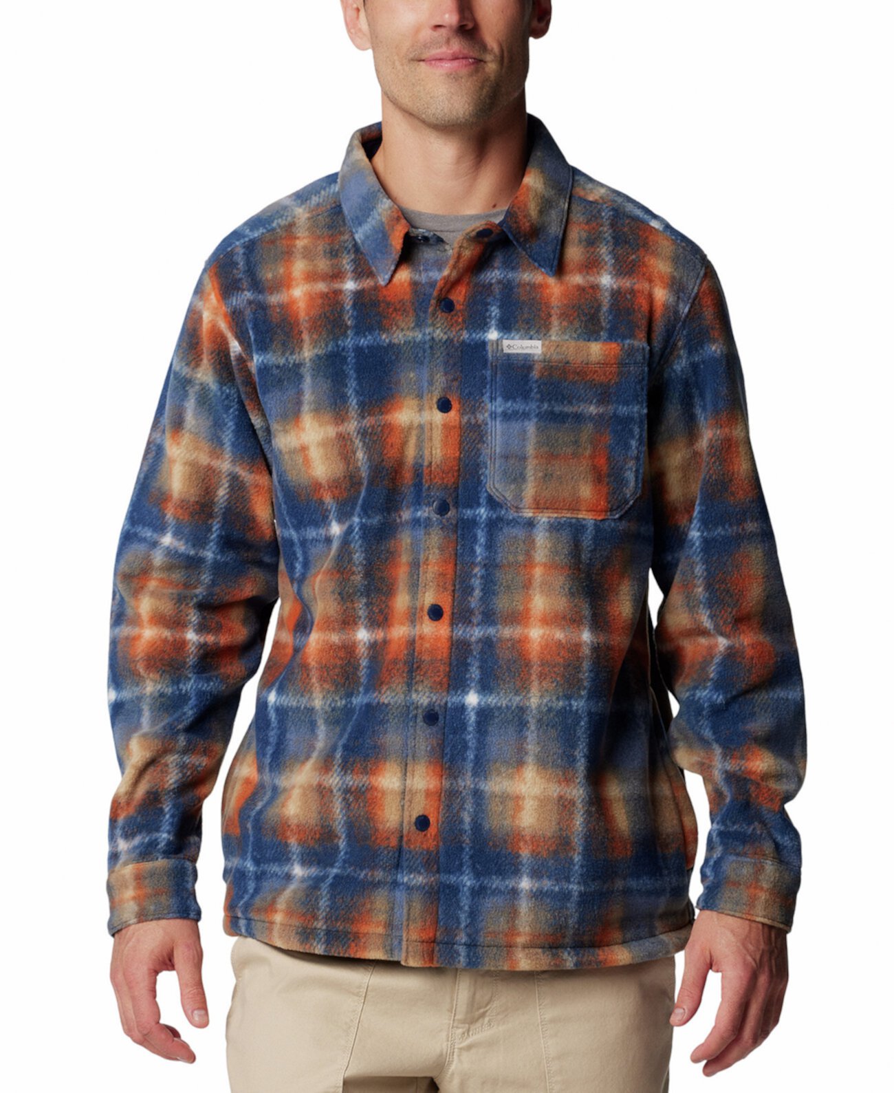 Мужская Повседневная куртка Columbia Steens Mountain II Plaid Fleece Columbia