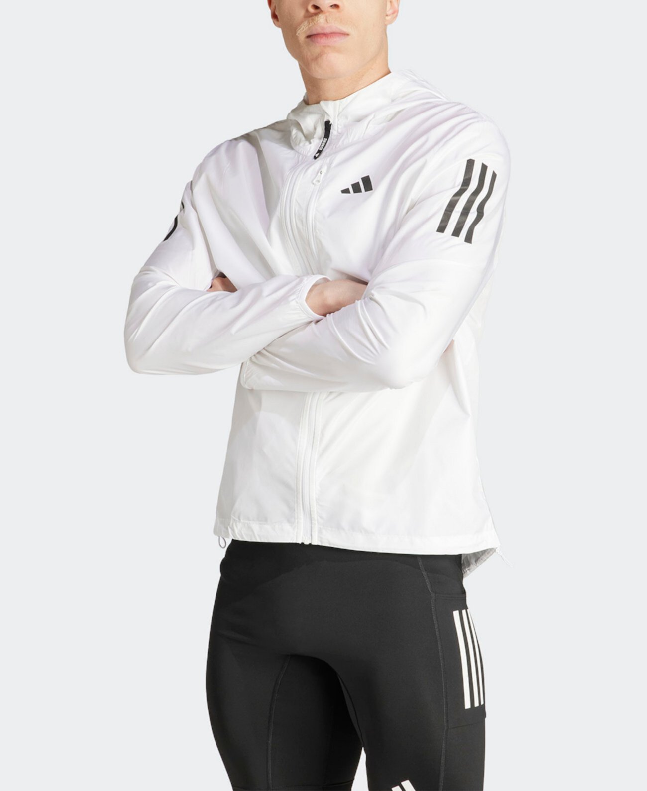 Мужская беговая куртка Adidas Own The Run с капюшоном и технологией WIND.RDY Adidas