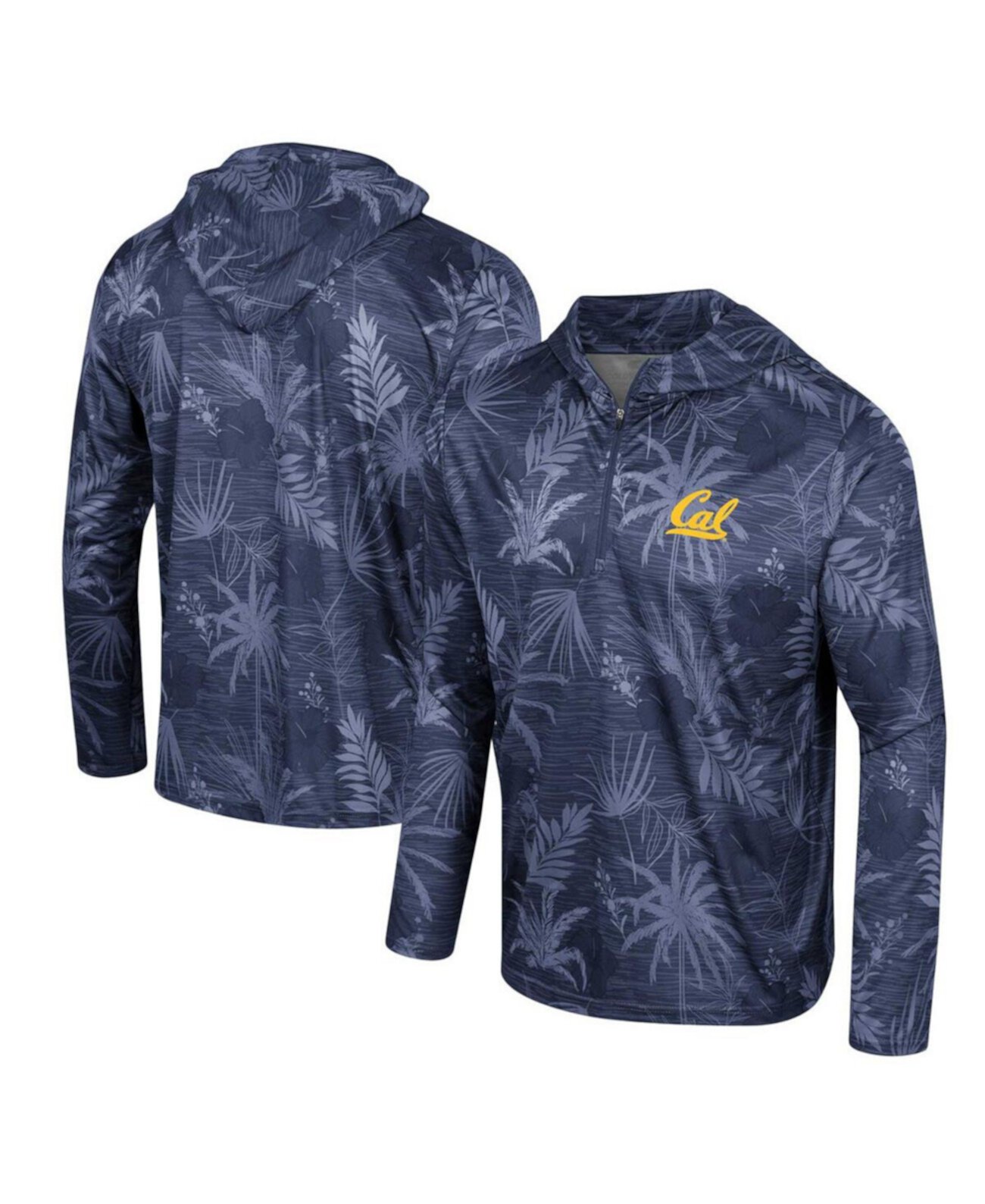 Мужское Худи Colosseum Palms Printed Lightweight Quarter-Zip Colosseum