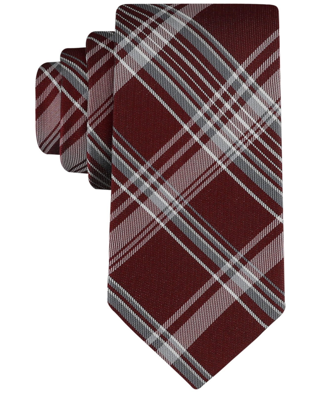 Men's Zev Plaid Tie Calvin Klein