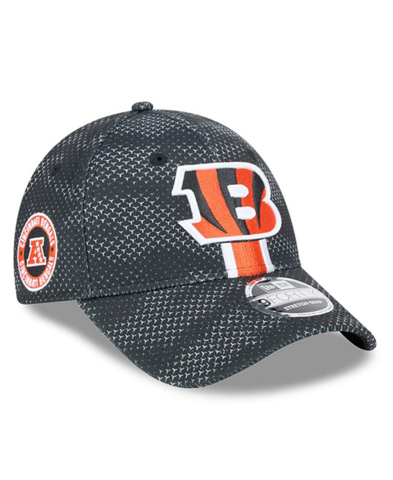 Кепка New Era Cincinnati Bengals 2024 NFL Sideline 9FORTY Stretch-Snap New Era