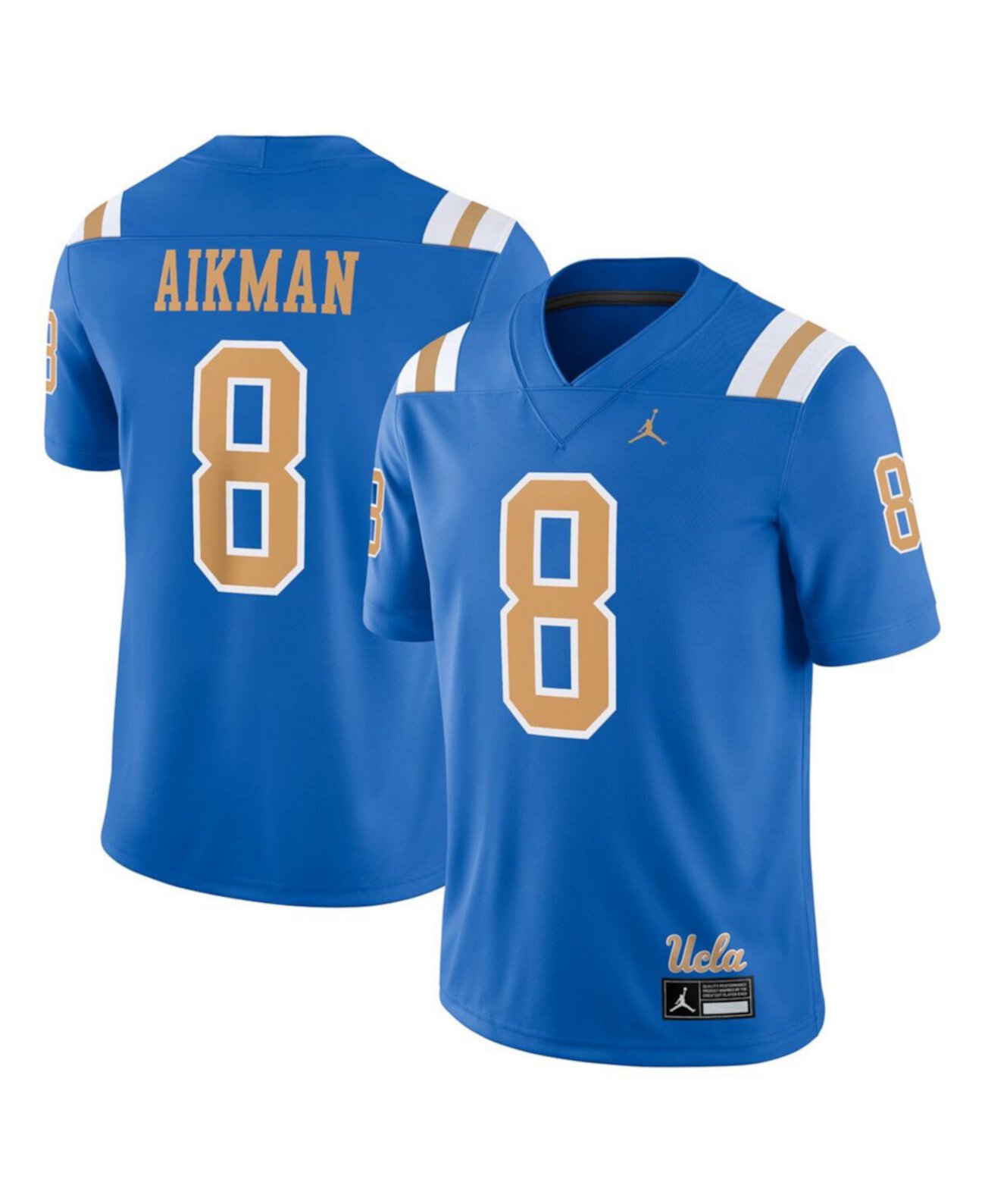 Мужское Джерси Jordan Troy Aikman Синее UCLA Bruins Jordan