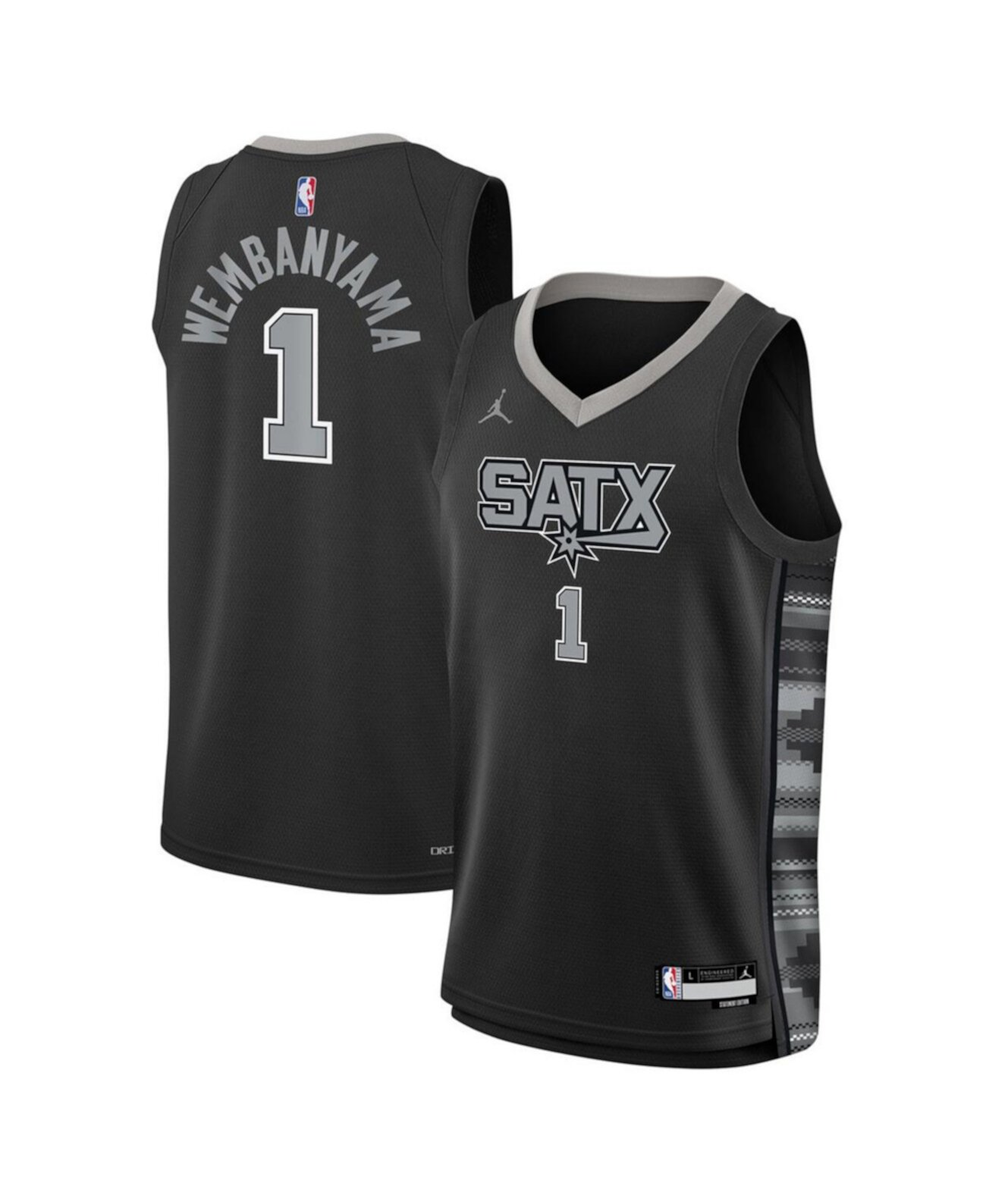 Детское Джерси Jordan Victor Wembanyama San Antonio Spurs - Statement Edition Jordan