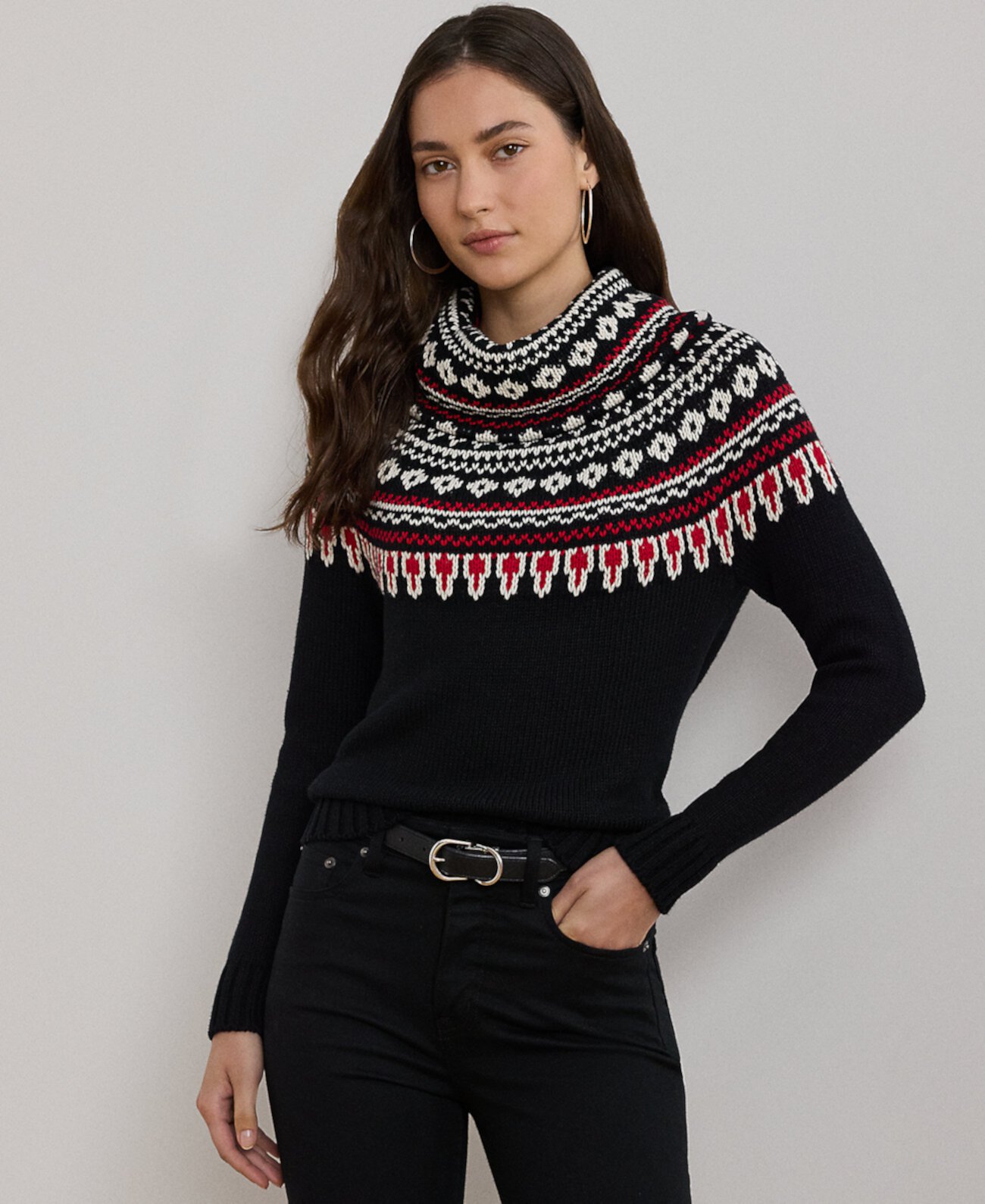 Женский Пуловер LAUREN Ralph Lauren Petite Fair Isle LAUREN Ralph Lauren