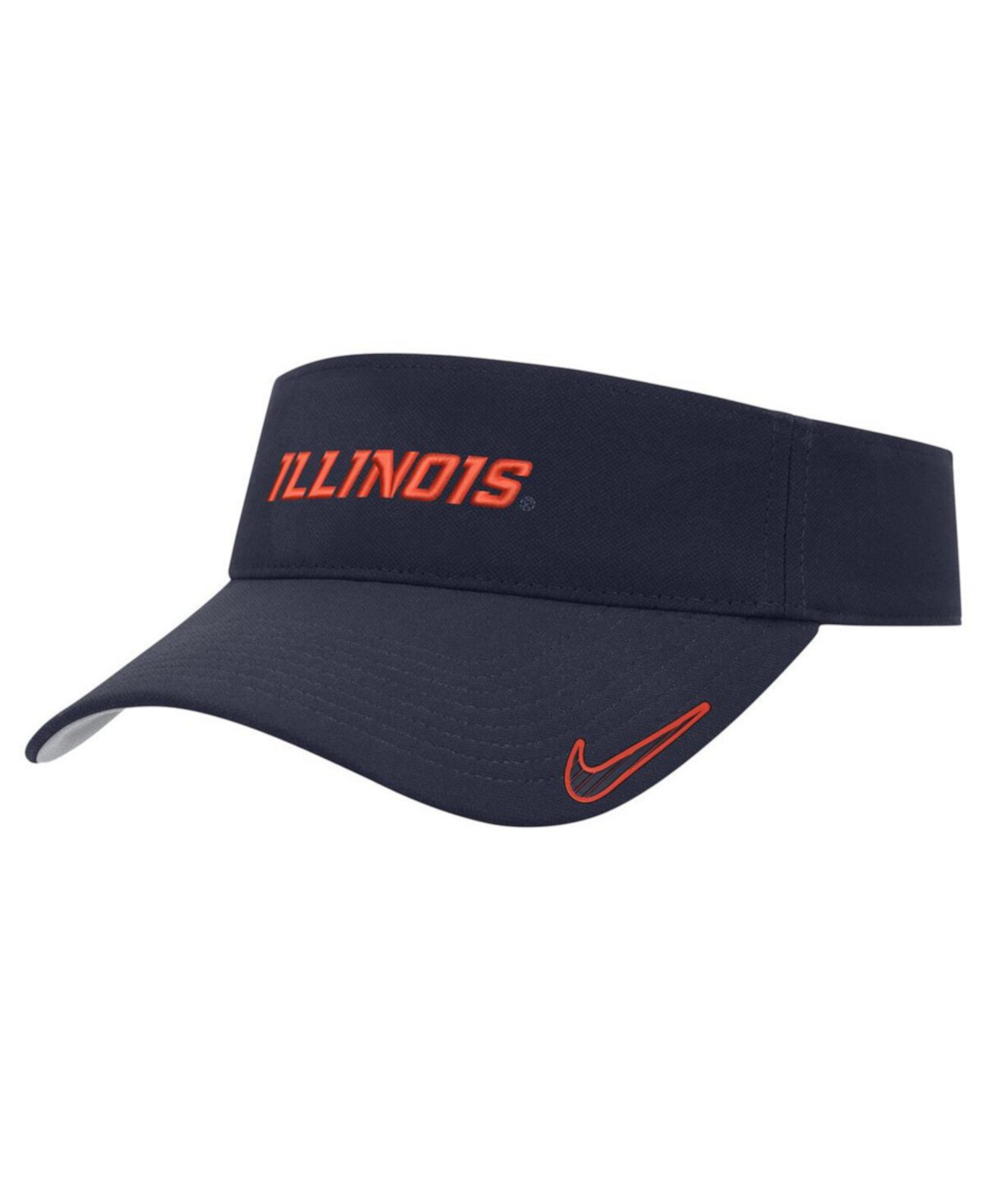 Регулируемая бейсболка-визор Illinois Fighting Illini 2024 с технологией Dri-FIT Nike