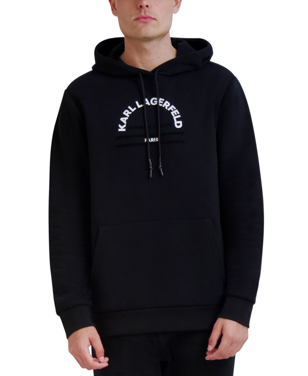 Мужская Толстовка Karl Lagerfeld Paris Circle Logo Hoodie Karl Lagerfeld Paris