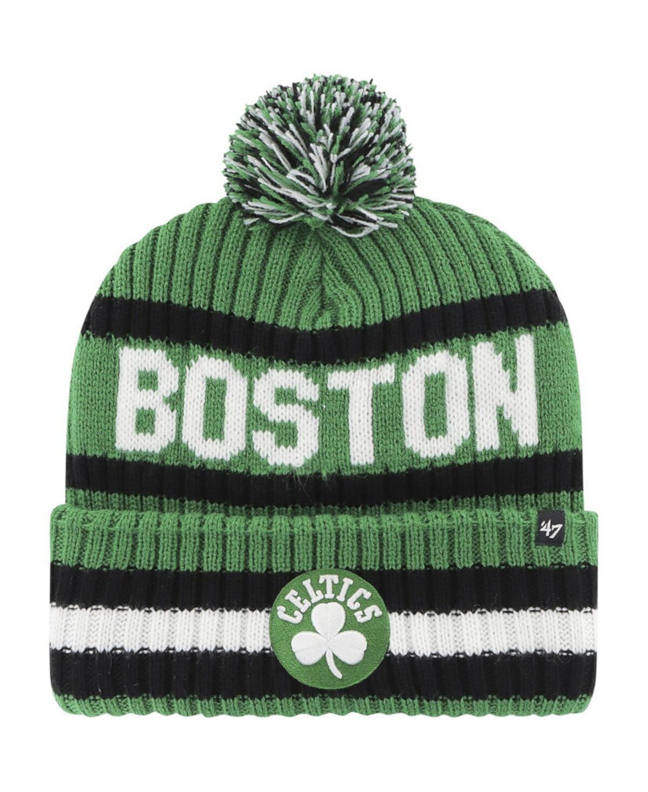 Бейсболка '47 Brand Men's Kelly Green Boston Celtics Bering с помпоном '47 Brand