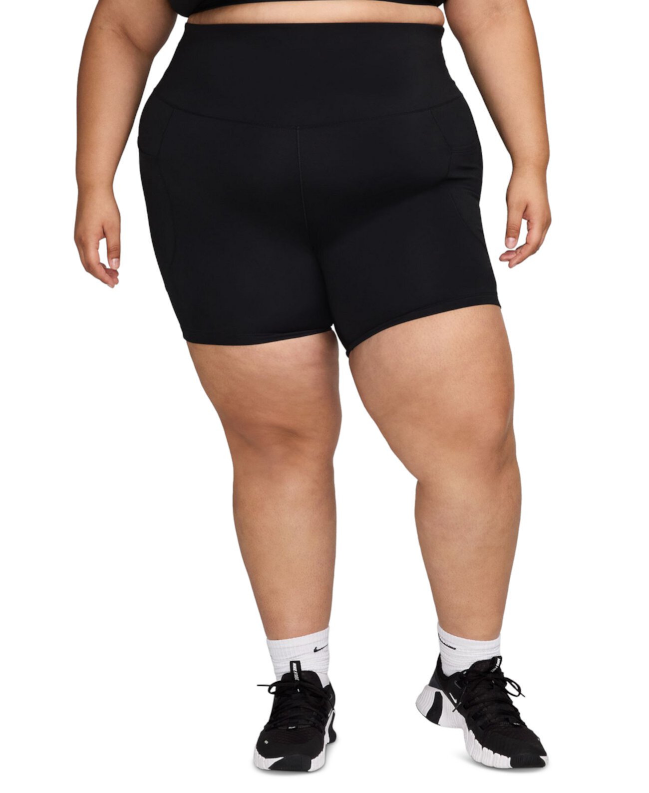 Женские Повседневные шорты Nike Plus Size One с высокой талией 8" Nike