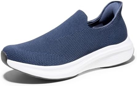 Мужские Повседневные кроссовки BRUNO MARC Hands Free Slip-on Loafers Комфортные Walking Shoes Дышащие Knit Casual Sneakers BRUNO MARC