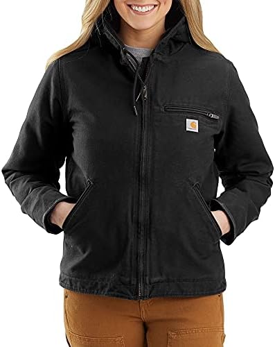 Женский Дождевик Carhartt Loose Fit Washed Duck Sherpa Lined Carhartt