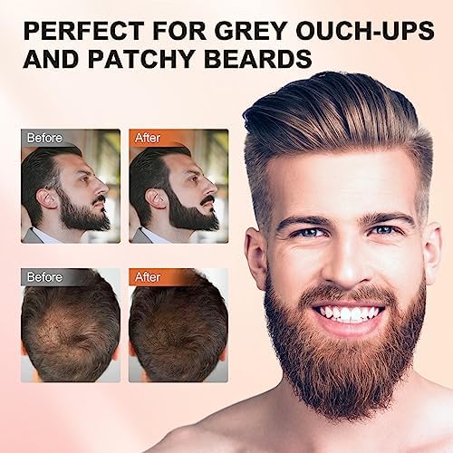 Root Cover Up Hair and Beard Line Powder - Dark Brown for Women's Eyebrows, Men's Gray Hair Coverage, Bald Spots (Dark Brown) Acosexy