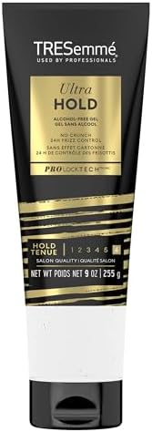 TRESemmé Hair Gel Extra Hold No Crunch 24H Frizz Control Alcohol-Free 5 oz Tresemme