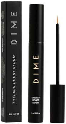 DIME Beauty Eyelash Boost Serum, Eyelash Growth Serum for Healthier, Longer, Thicker Eyelashes, 0.20 oz (Унции) / 6 ml Dime