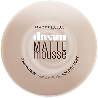 Maybelline New York Dream Matte Mousse Foundation, Porcelain Ivory, 0.64 oz. MAYBELLINE